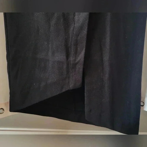 NA-KD Overlap Front Slit Midi Skirt, Black, xxsmall (US/2 EU/32) - Picture 4 of 13